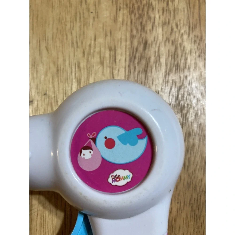 Tollytots DOLL Baby Doll Hair Blow dryer Accessory Pretend Play Purple White